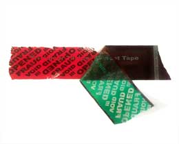 tri colour security tape